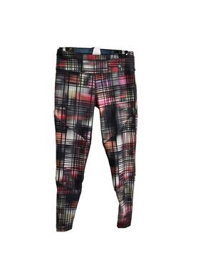 Colorful Plaid Leggings by Saucony size medium